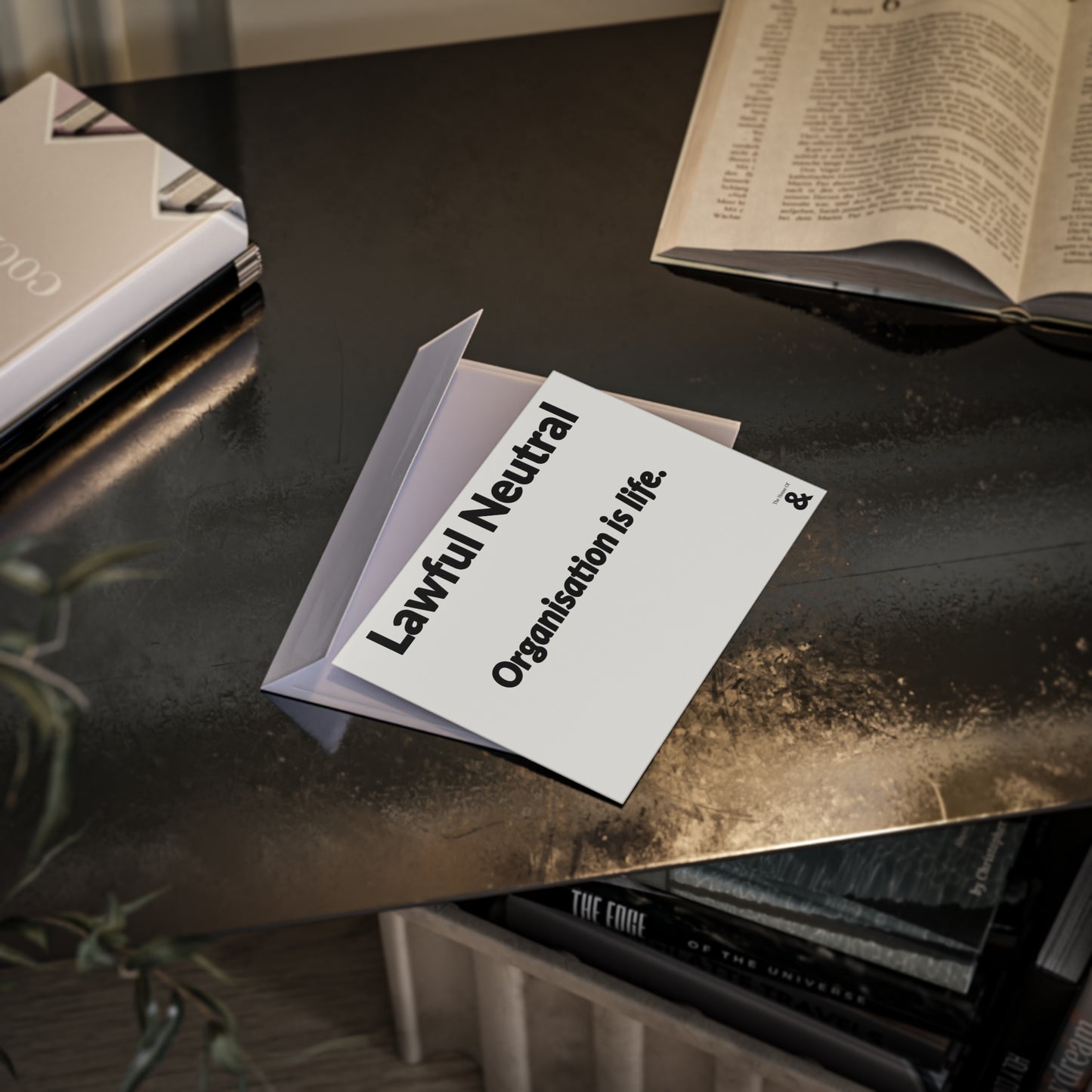 Boutique Gift & Collectible Card - Lawful Neutral (One-sided print)