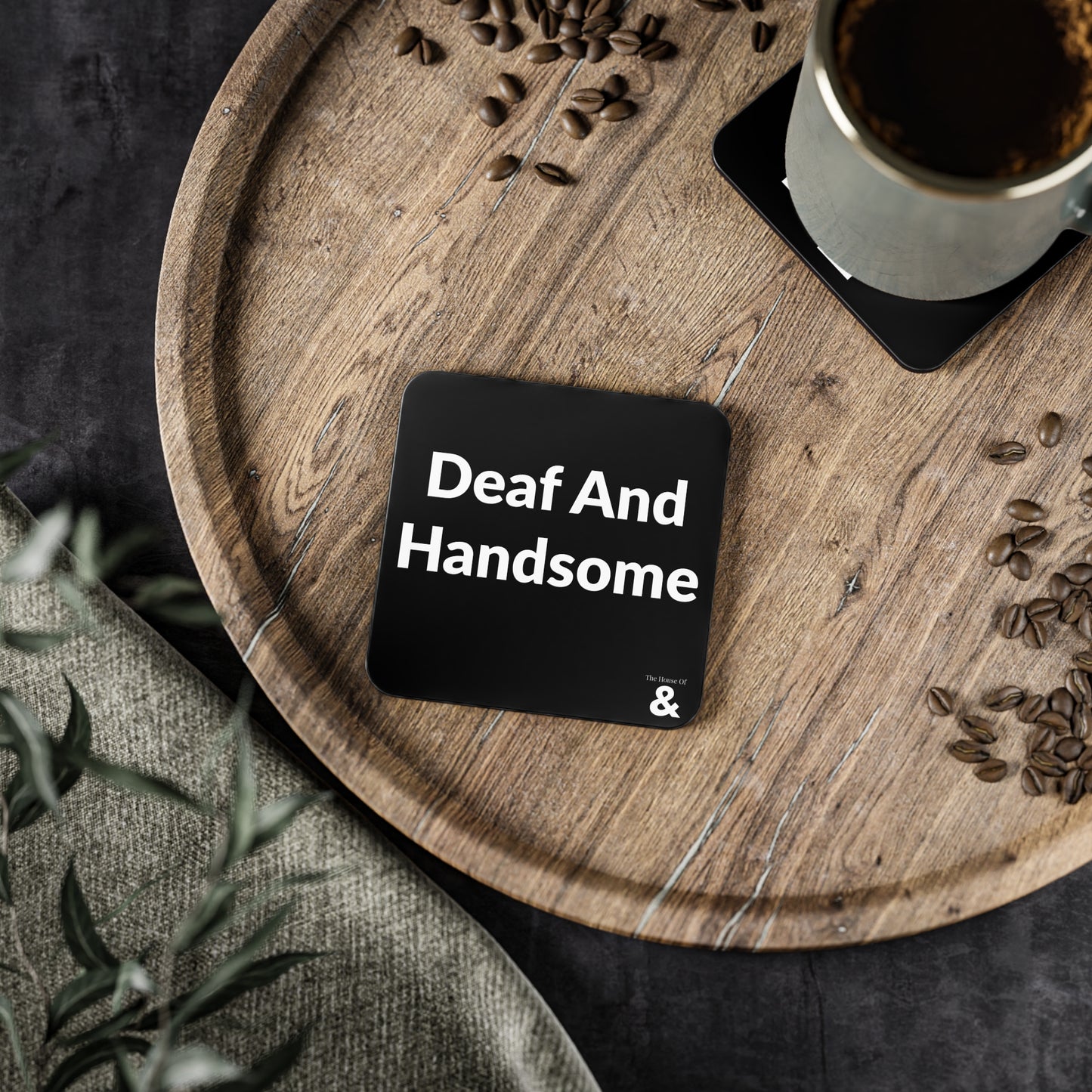 Coaster - Deaf And Handsome (Black)
