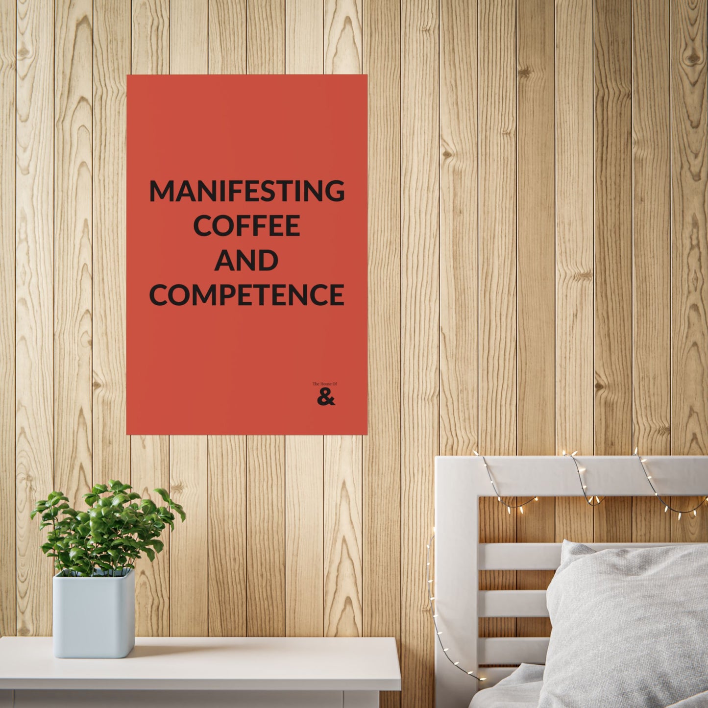 Unframed Poster - Manifesting Coffee And Competence in Clay
