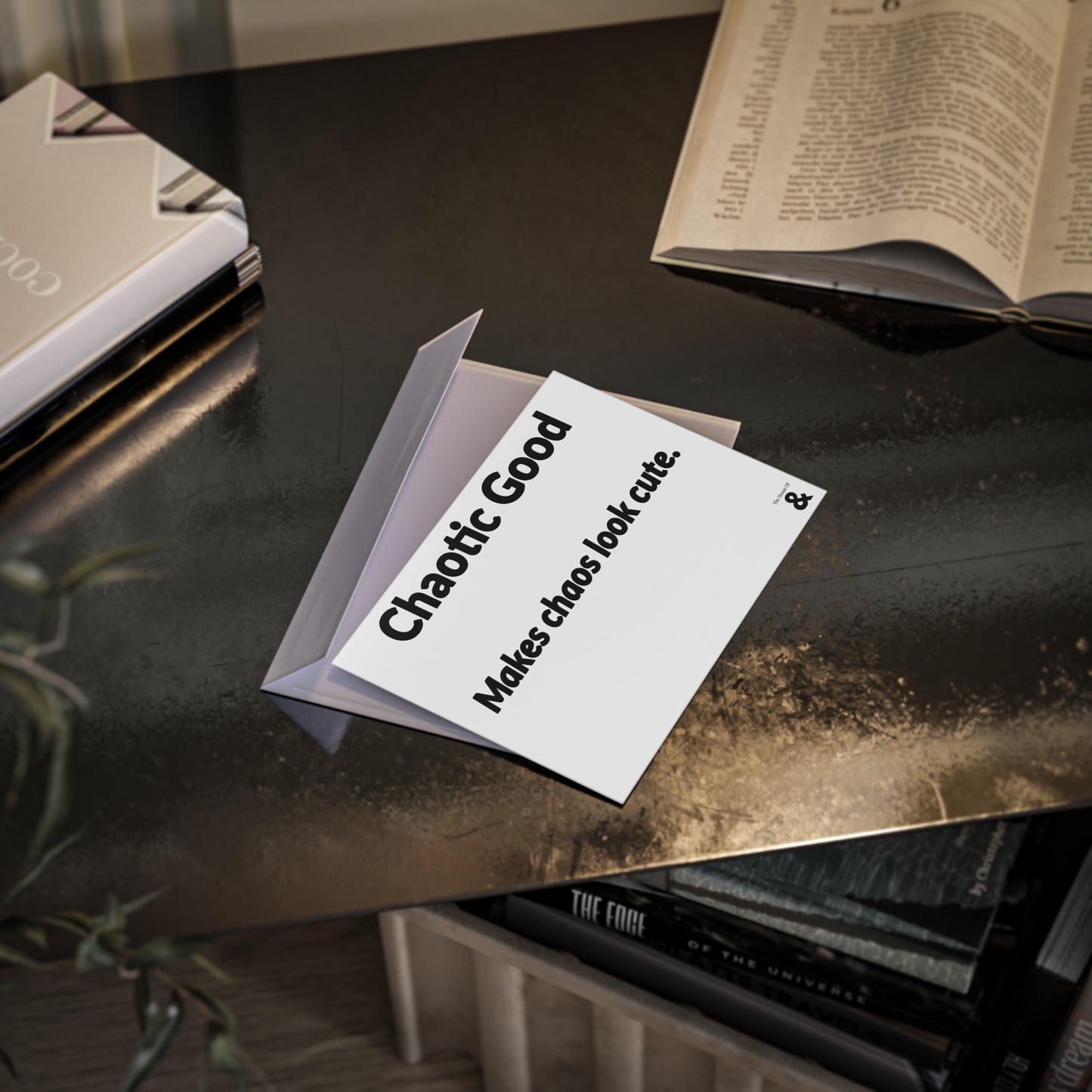 Boutique Gift & Collectible Card - Chaotic Good (One-sided print)