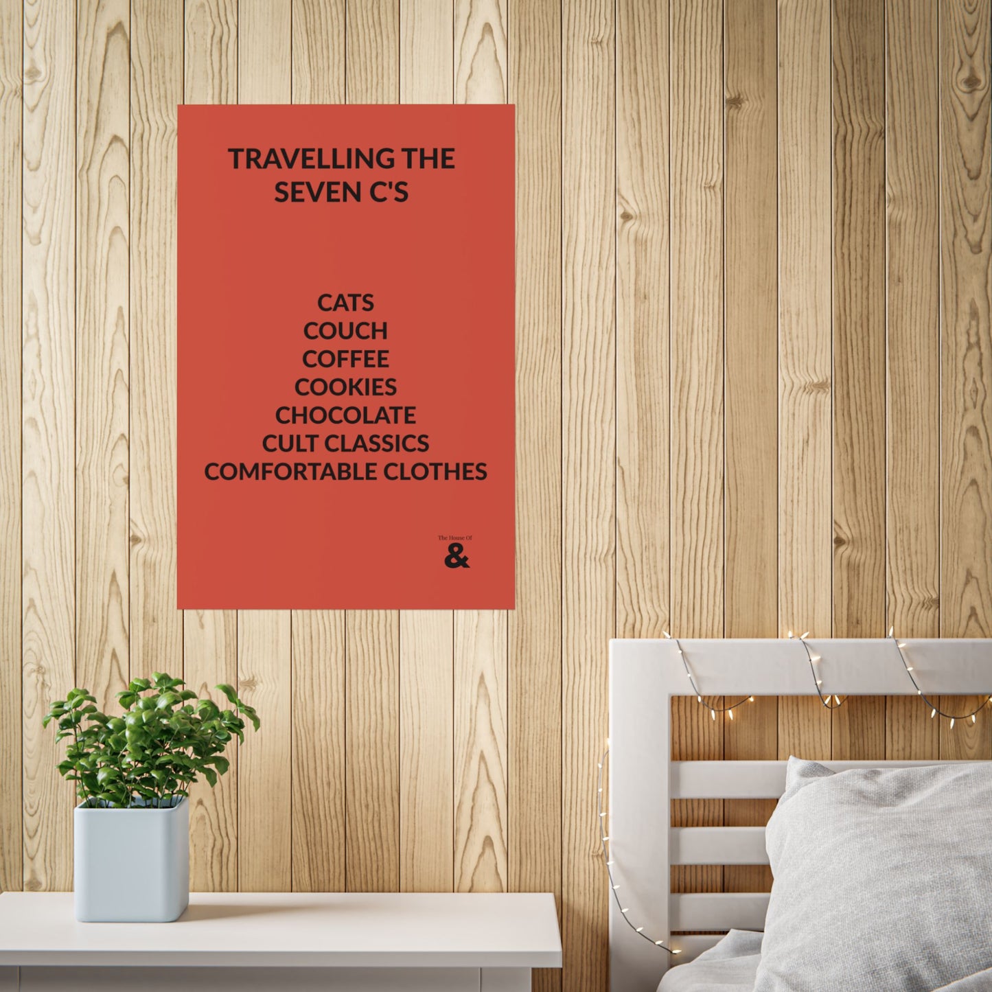 Unframed Poster - Travelling The Seven C's in Clay