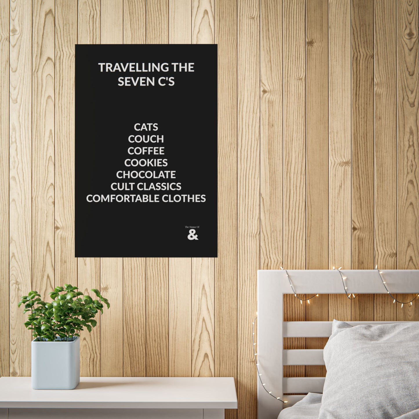 Unframed Poster - Travelling The Seven C's in Midnight