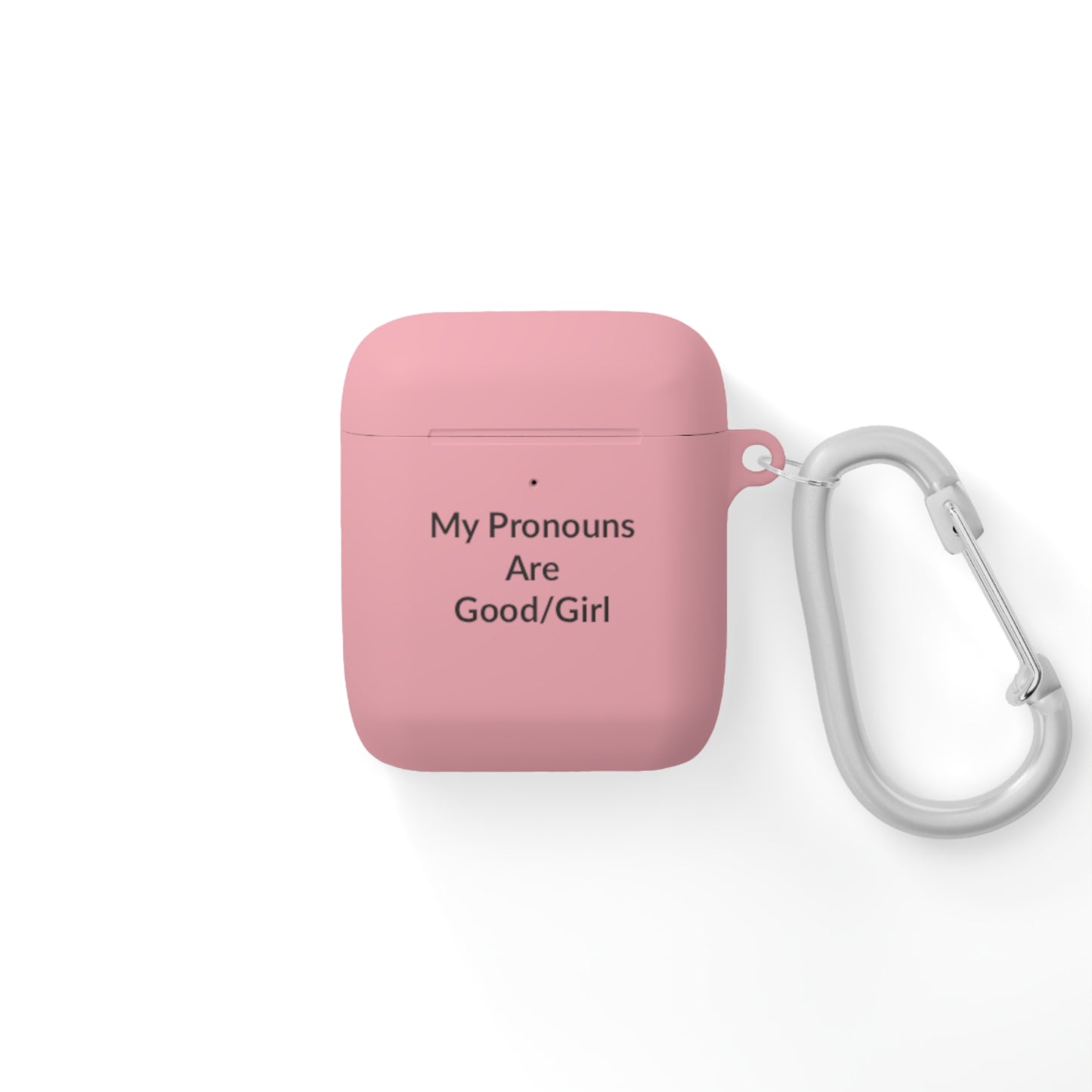 AirPods Case Cover - Good/Girl - Black Text