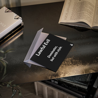 Boutique Gift & Collectible Card - Lawful Evil (One-sided print)