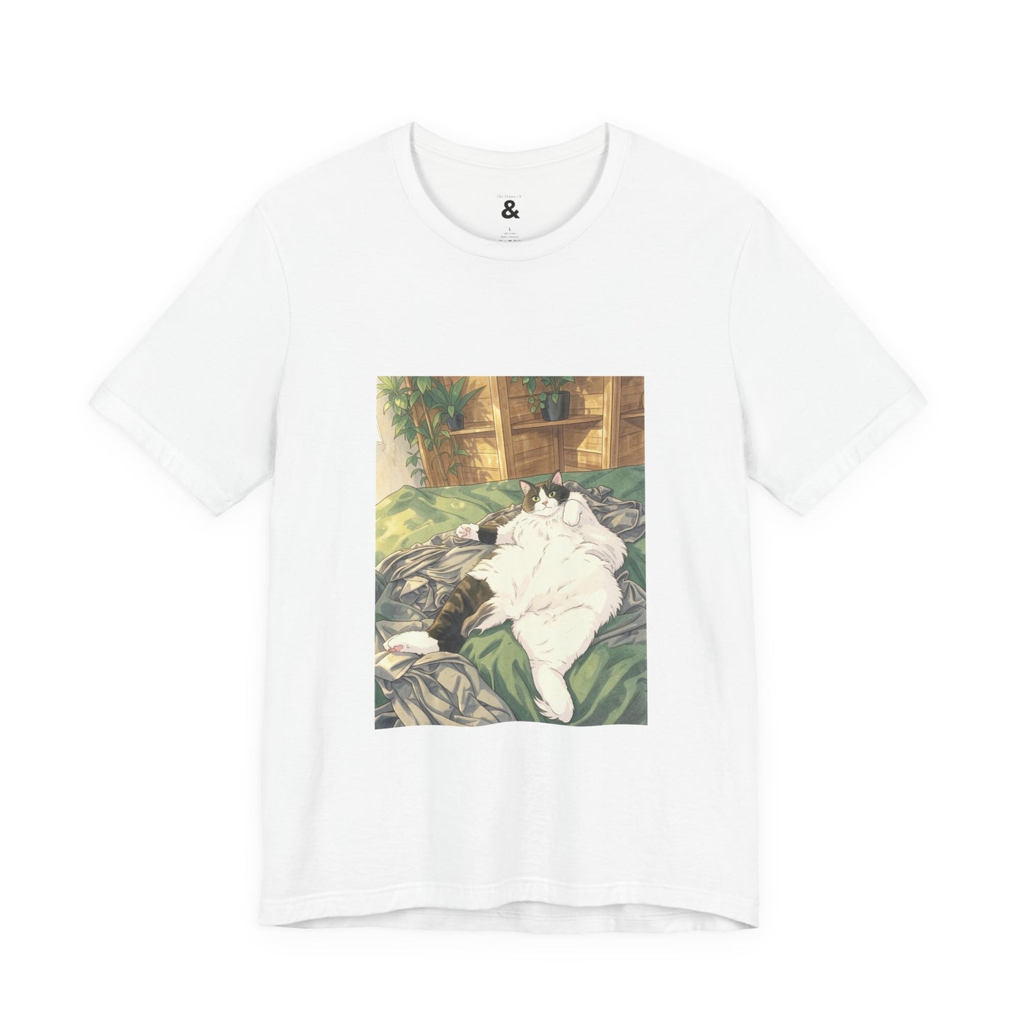 Unisex Jersey Short Sleeve Tee - Poser in Cloud (S)