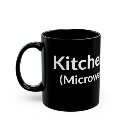 Black Mug - Kitchen Witch (Microwave Edition)