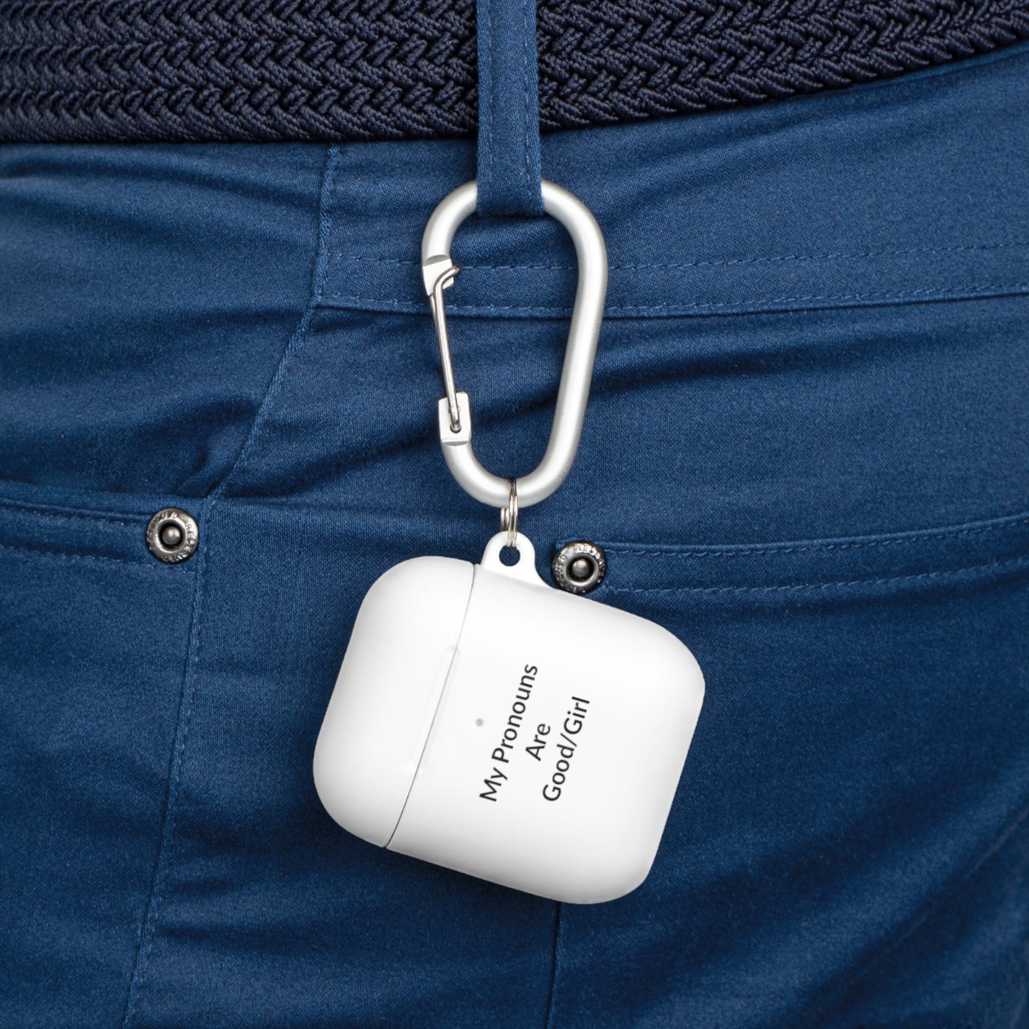 AirPods Case Cover - Good/Girl - Black Text