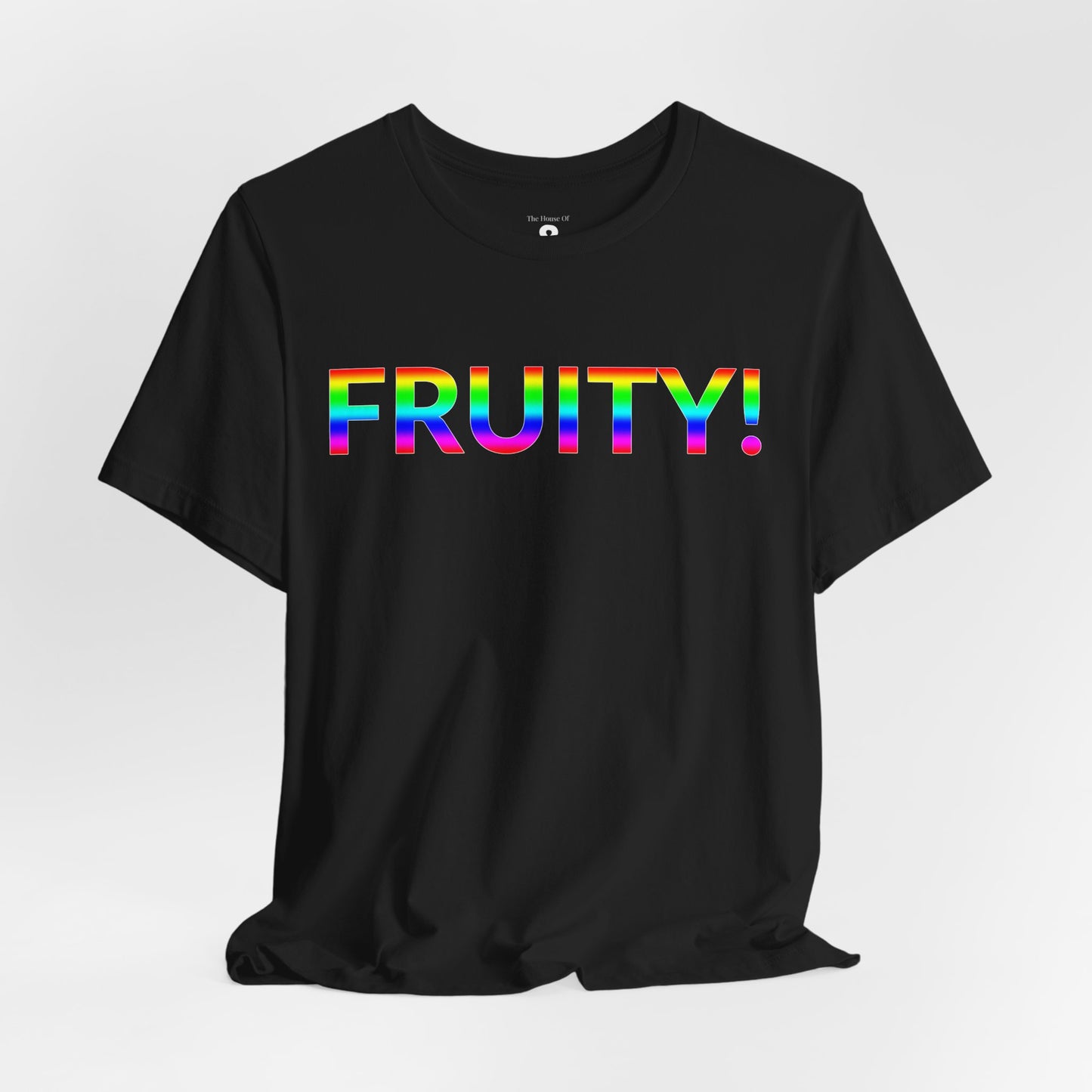 Unisex Jersey Short Sleeve Tee - Fruity! in Midnight (M)
