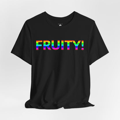 Unisex Jersey Short Sleeve Tee - Fruity! in Midnight (M)