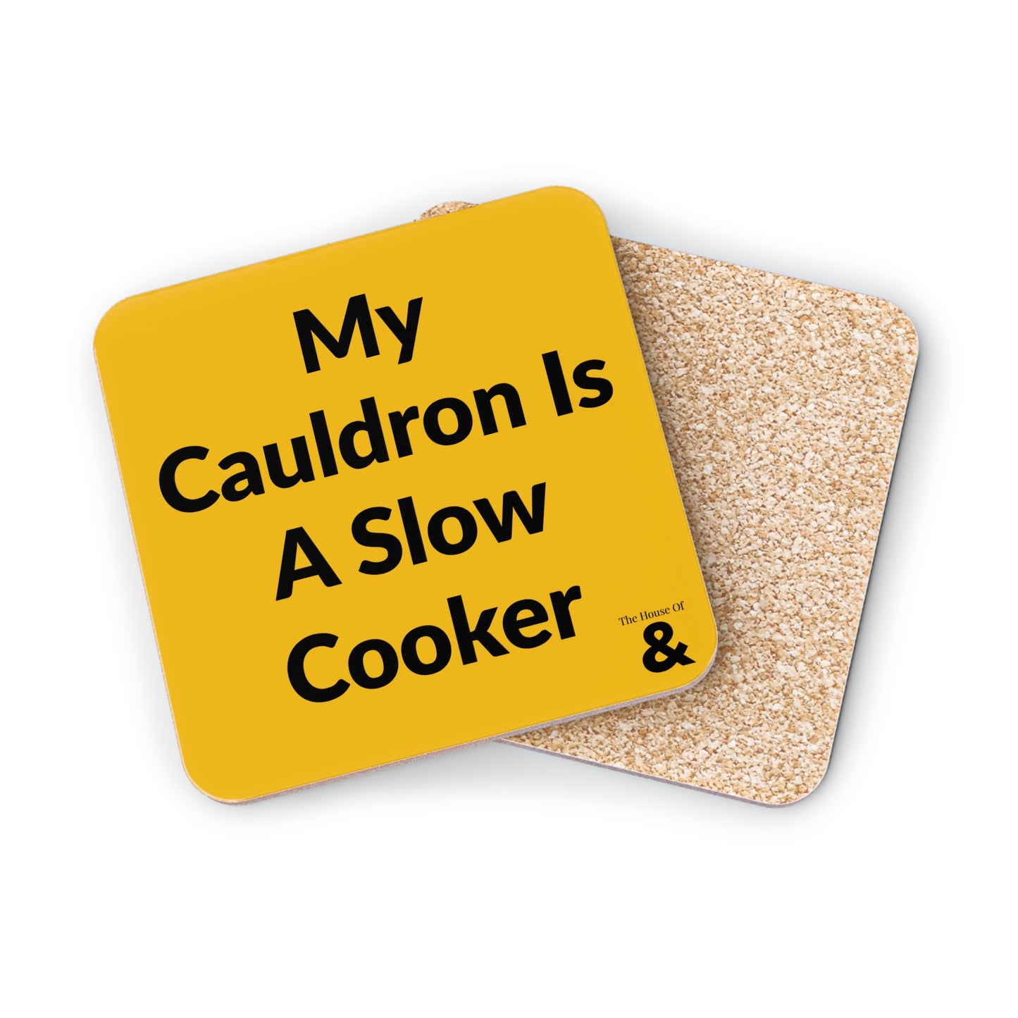 Coaster - My Cauldron Is A Slow Cooker (Yellow)
