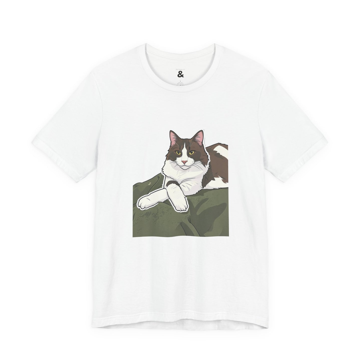Unisex Jersey Short Sleeve Tee - Judgy Face in Cloud (M)