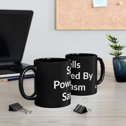 Black Mug - Spells Powered By Sarcasm