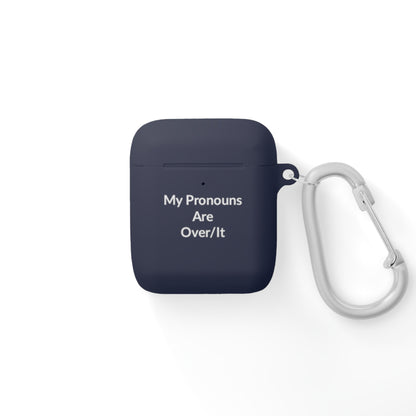 AirPods Case Cover - Over/It - White Text