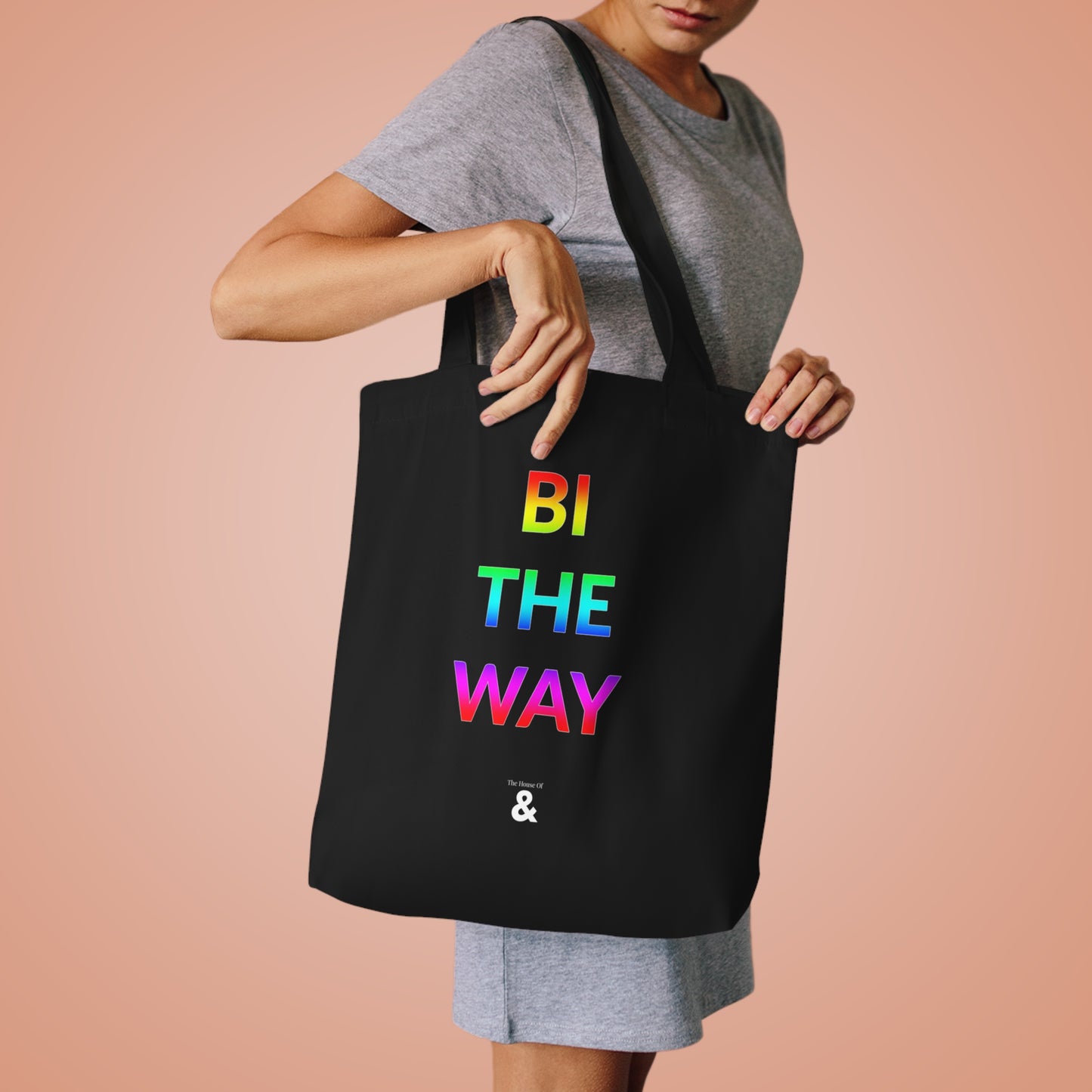 Midnight Cotton Tote Bag - Bi The Way (Pride Collection)