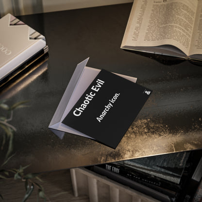 Boutique Gift & Collectible Card - Chaotic Evil (One-sided print)