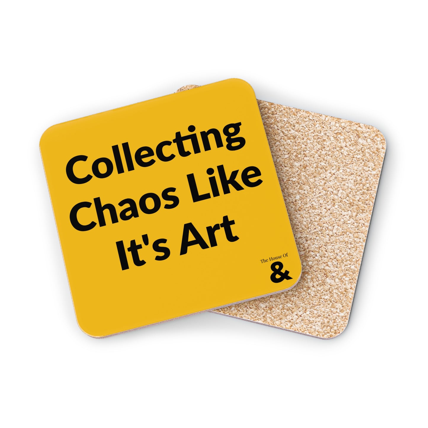 Coaster - Collecting Chaos Like It's Art (Yellow)