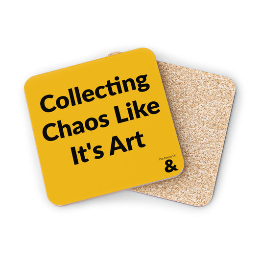Coaster - Collecting Chaos Like It's Art (Yellow)