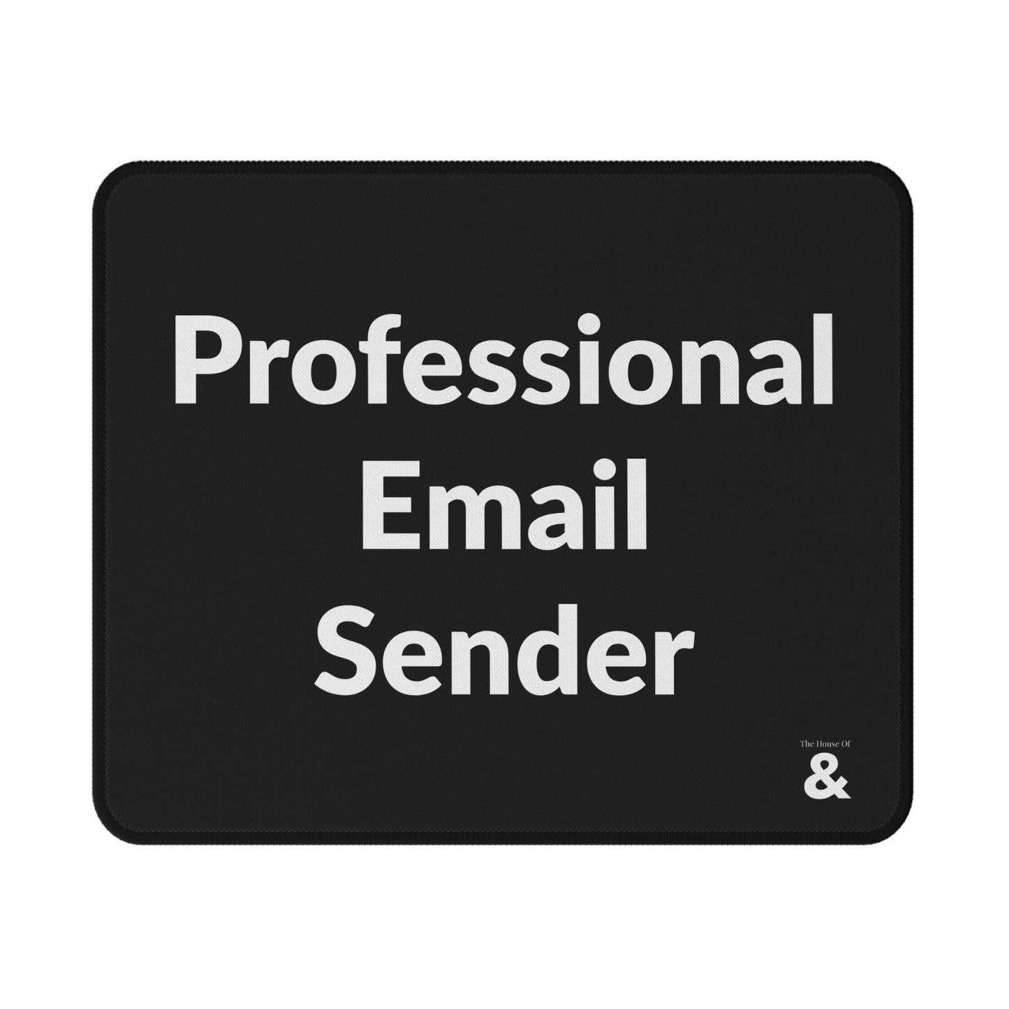 Non-Slip Gaming Mouse Pad - Professional Email Sender (Black)