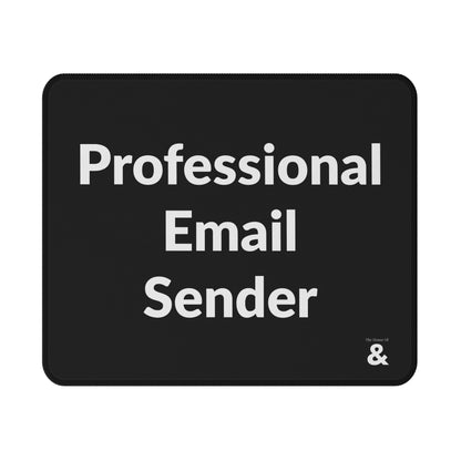 Non-Slip Gaming Mouse Pad - Professional Email Sender (Black)