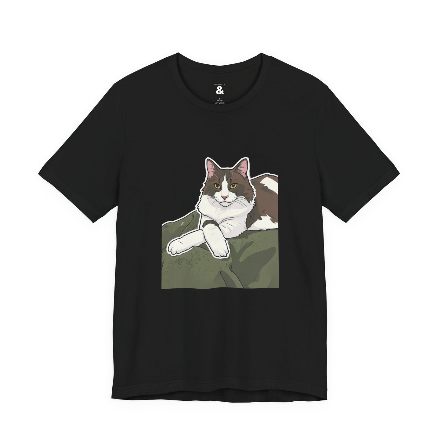 Unisex Jersey Short Sleeve Tee - Judgy Face in Midnight (L)