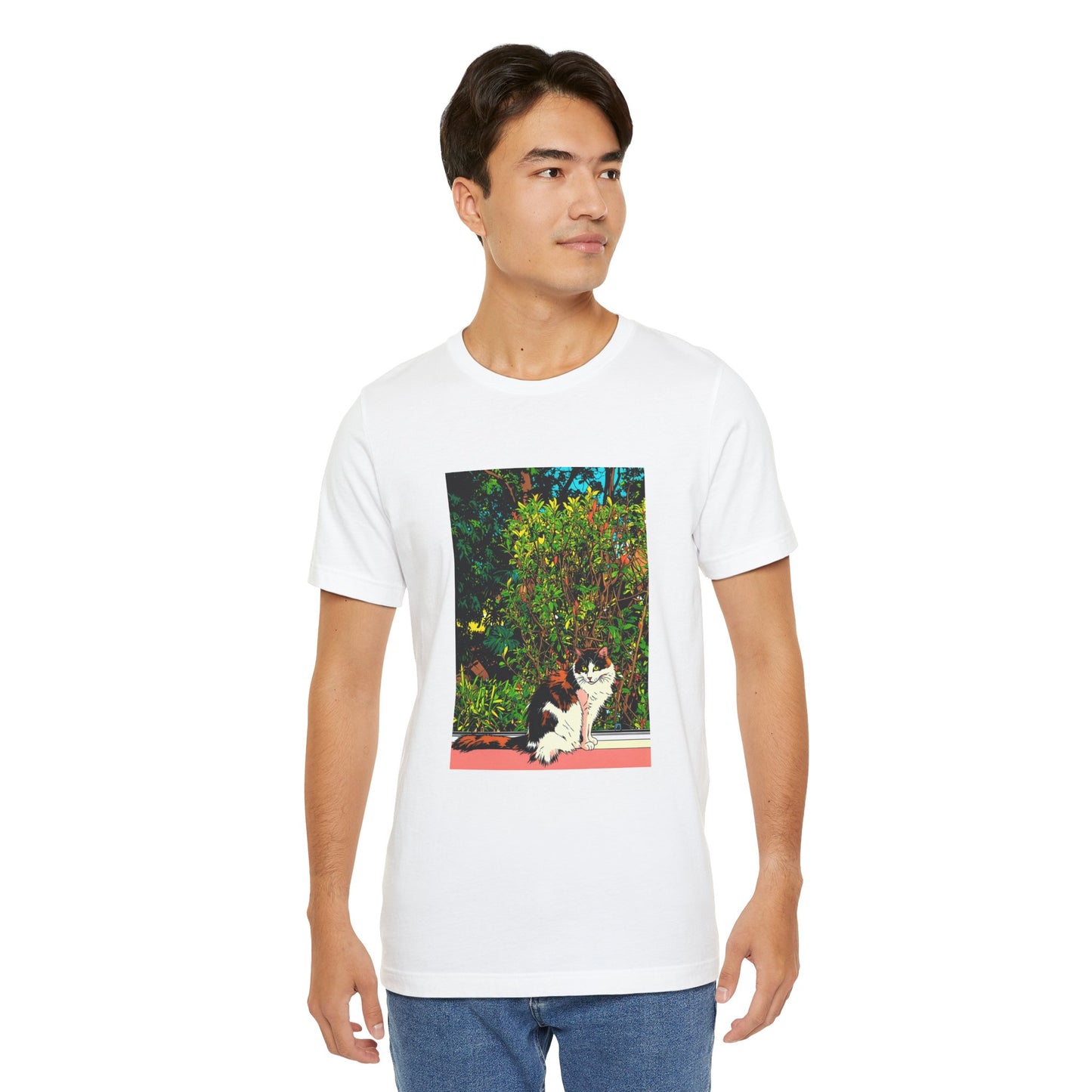 Unisex Jersey Short Sleeve Tee - Quiet Repose in Cloud (S)