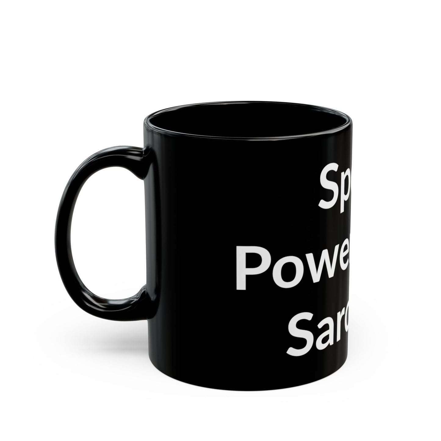 Black Mug - Spells Powered By Sarcasm