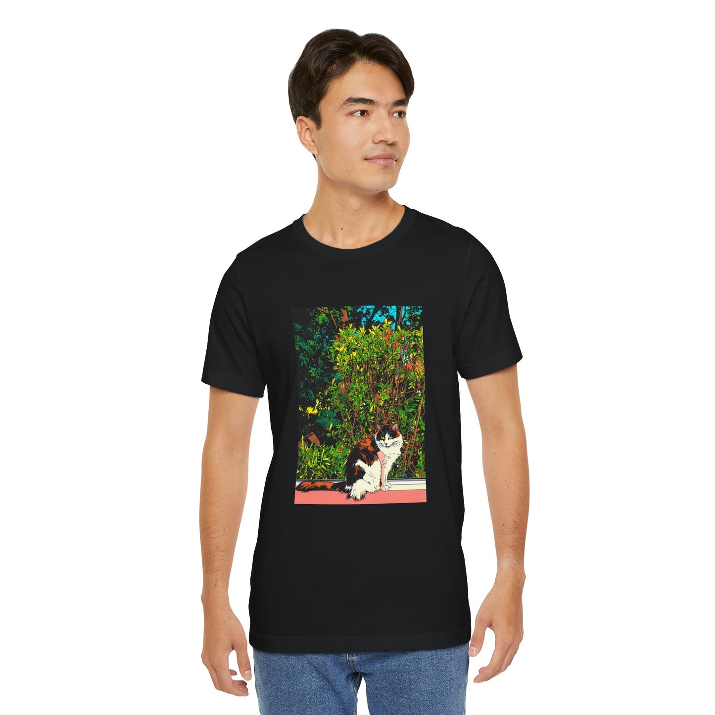 Unisex Jersey Short Sleeve Tee - Quiet Repose in Midnight (S)