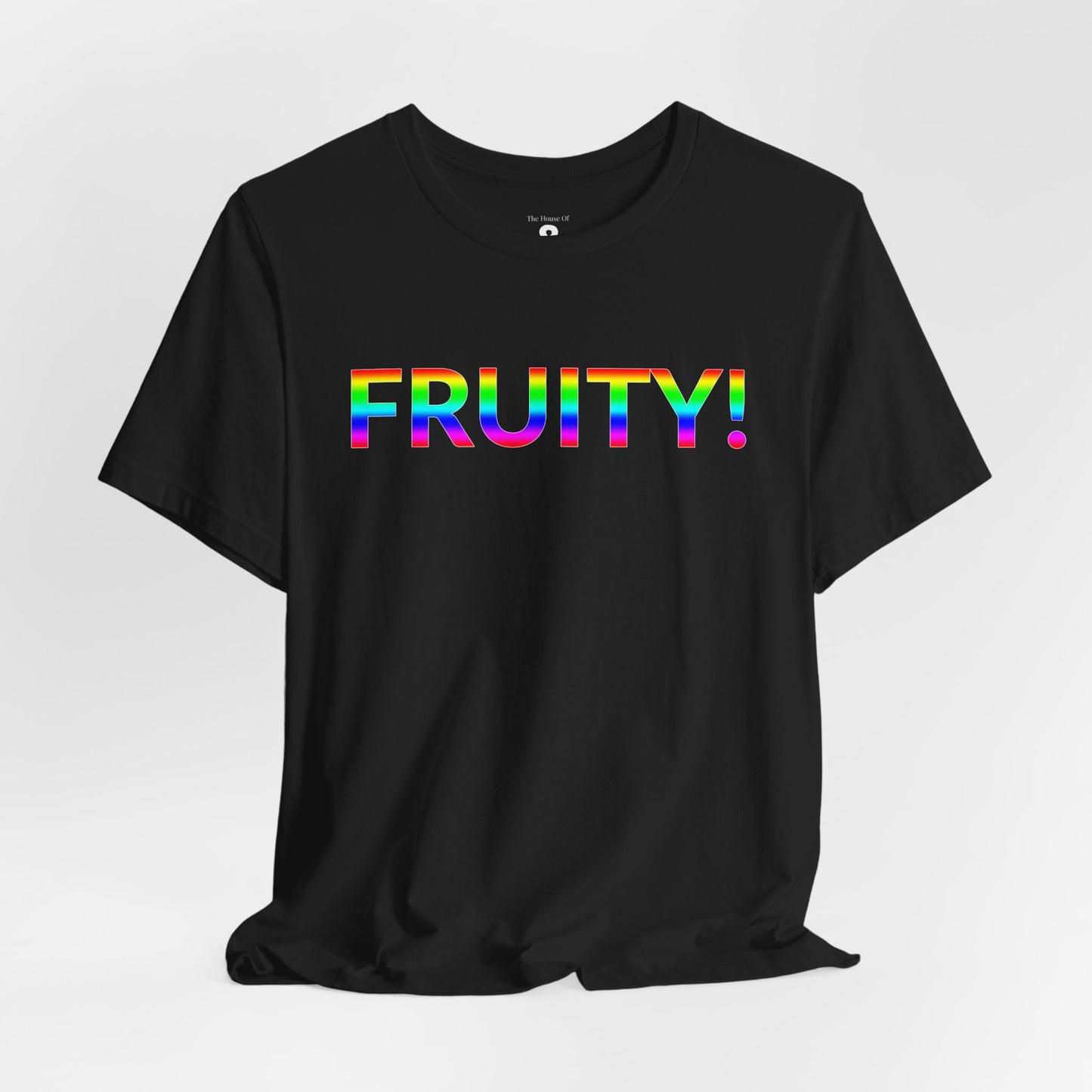 Unisex Jersey Short Sleeve Tee - Fruity! in Midnight (L)
