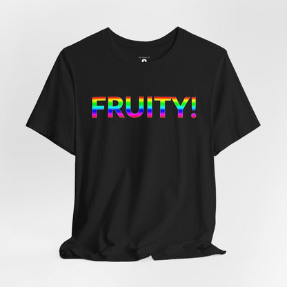 Unisex Jersey Short Sleeve Tee - Fruity! in Midnight (L)