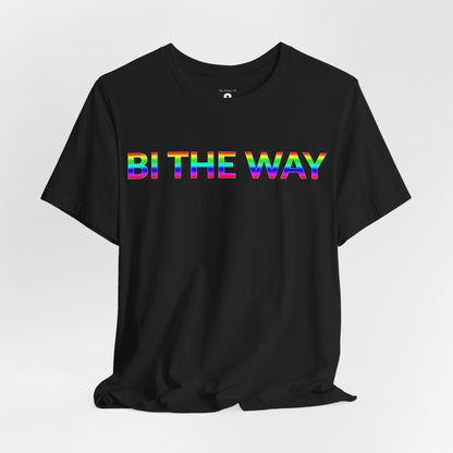 Unisex Jersey Short Sleeve Tee - Bi The Way in Midnight (M)