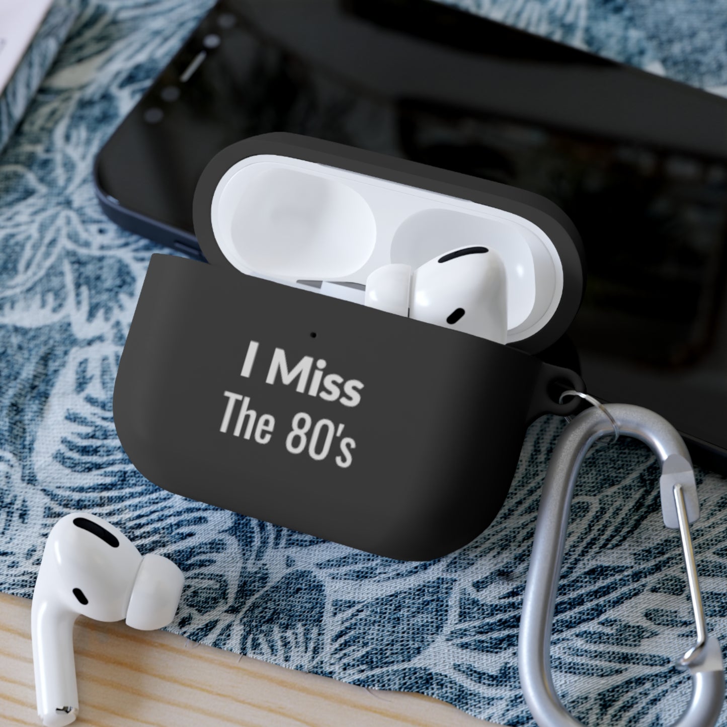 AirPods Pro Case Cover - I Miss The 80's - White Text