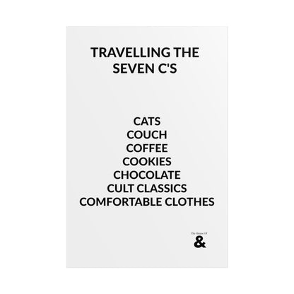 Unframed Poster - Travelling The Seven C's in Cloud