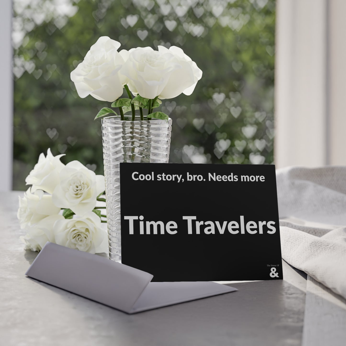 Boutique Gift & Collectible Card - Time Travelers (One-sided print in Midnight)
