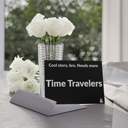 Boutique Gift & Collectible Card - Time Travelers (One-sided print in Midnight)
