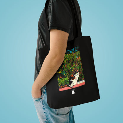 Midnight Cotton Tote Bag - Quiet Repose