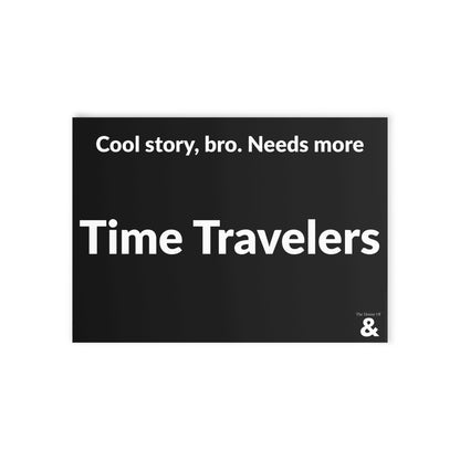 Boutique Gift & Collectible Card - Time Travelers (One-sided print in Midnight)