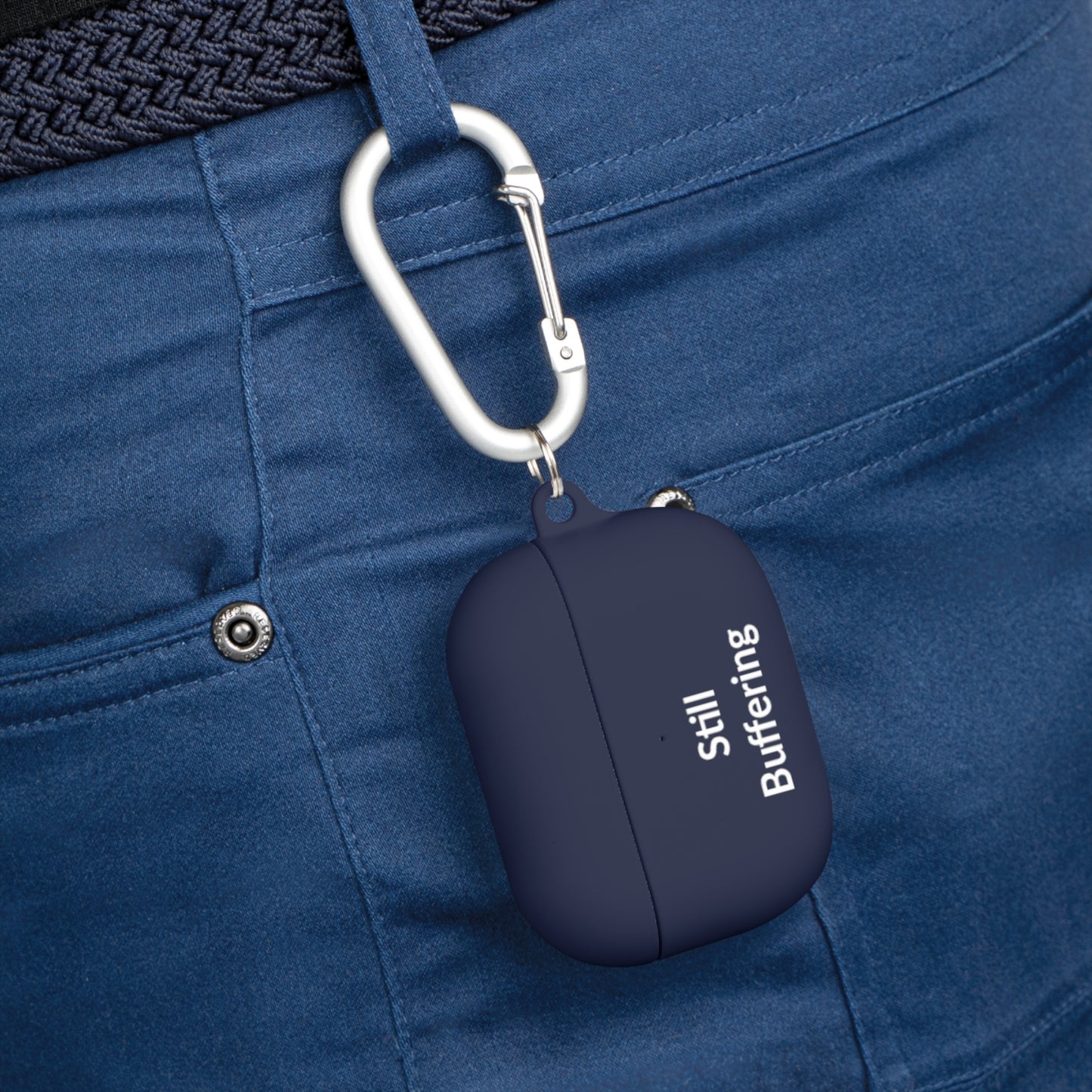 AirPods Pro Case Cover - Still Buffering - White Text