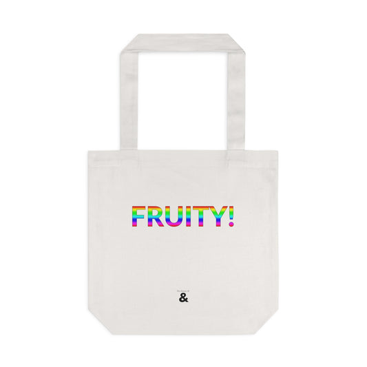 Oat Cotton Tote Bag - Fruity! (Pride Collection)