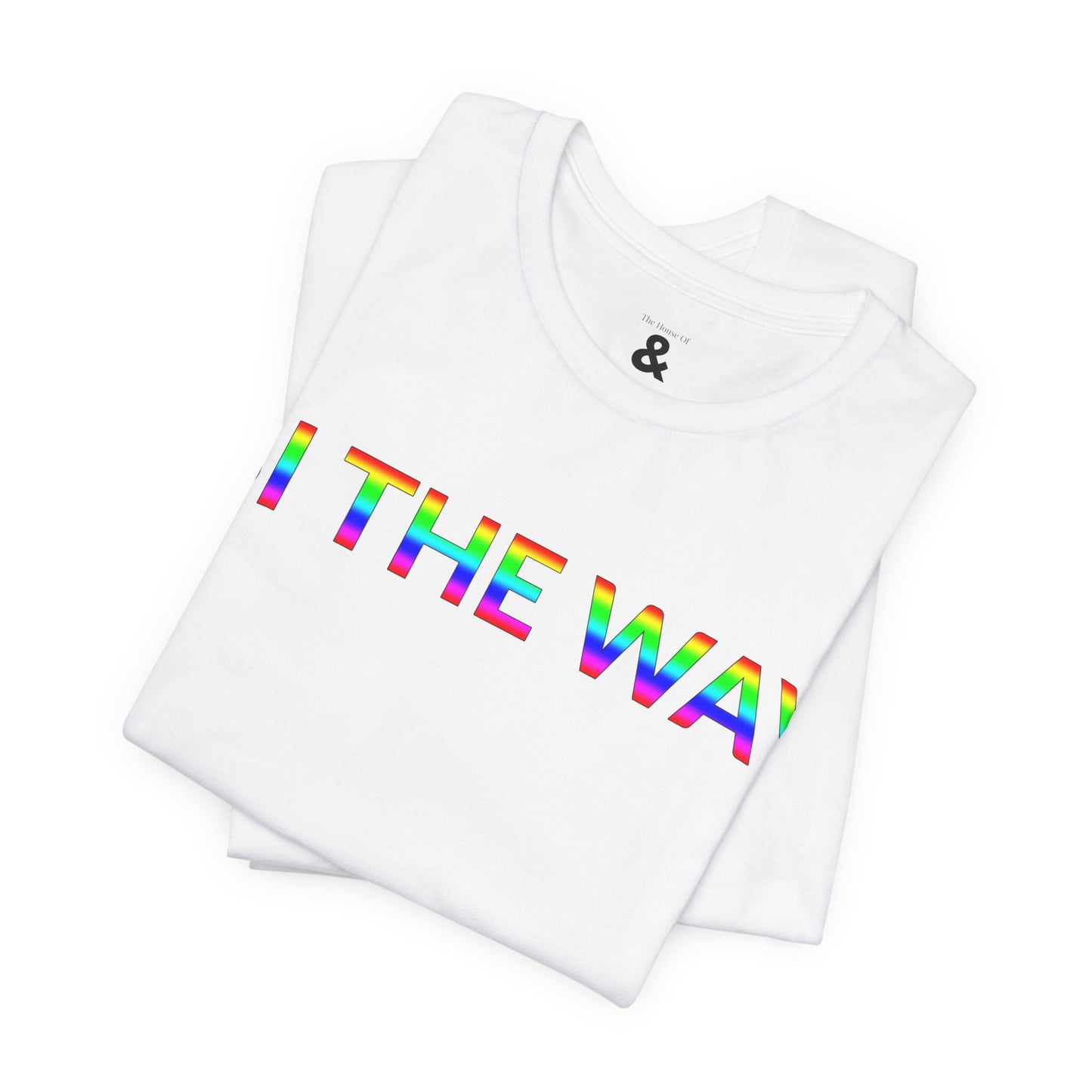 Unisex Jersey Short Sleeve Tee - Bi The Way in Cloud (M)