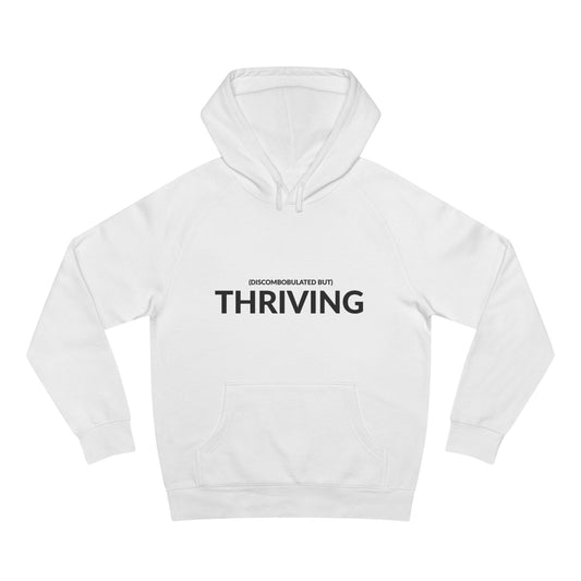 Unisex Supply Hoodie - Discombobulated But Thriving in Cloud (L)
