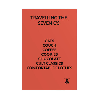 Unframed Poster - Travelling The Seven C's in Clay