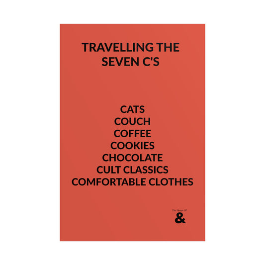 Unframed Poster - Travelling The Seven C's in Clay