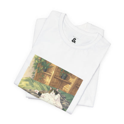 Unisex Jersey Short Sleeve Tee - Poser in Cloud (S)