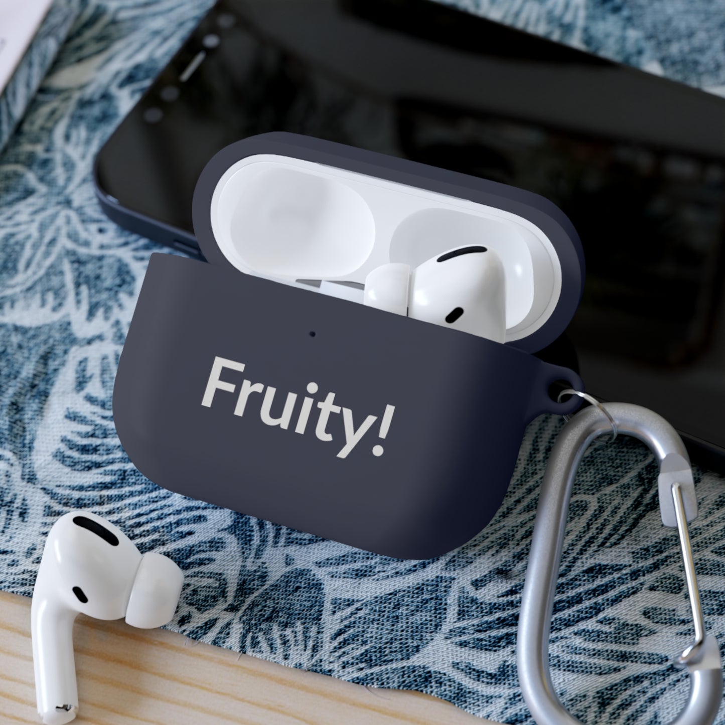 AirPods Pro Case Cover - Fruity! - White Text