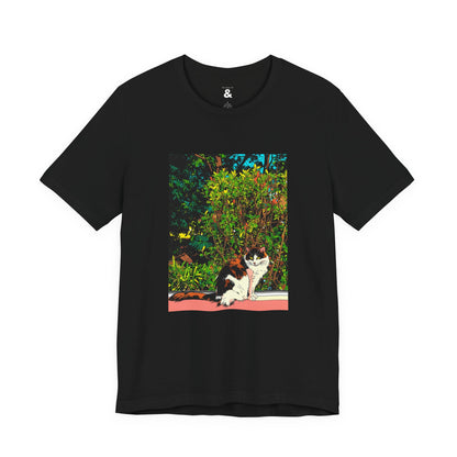 Unisex Jersey Short Sleeve Tee - Quiet Repose in Midnight (L)
