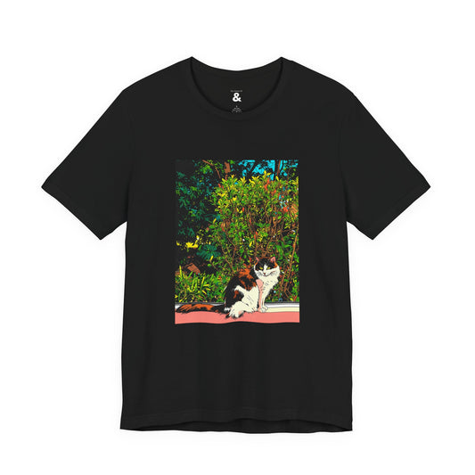 Unisex Jersey Short Sleeve Tee - Quiet Repose in Midnight (L)