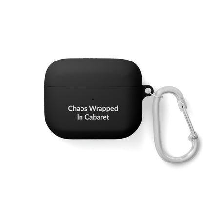 AirPods Pro Case Cover - Chaos Wrapped In Cabaret - White Text