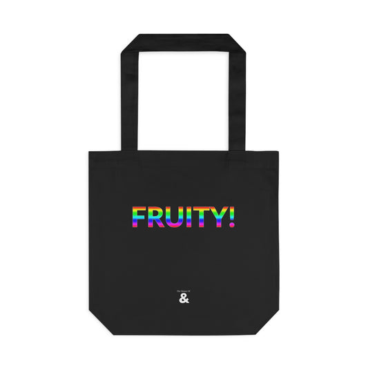 Midnight Cotton Tote Bag - Fruity! (Pride Collection)
