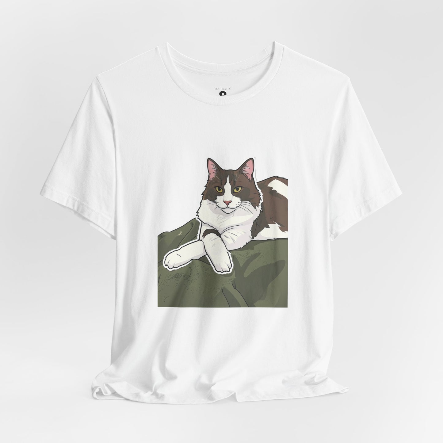 Unisex Jersey Short Sleeve Tee - Judgy Face in Cloud (S)