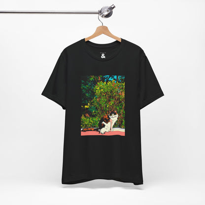 Unisex Jersey Short Sleeve Tee - Quiet Repose in Midnight (M)